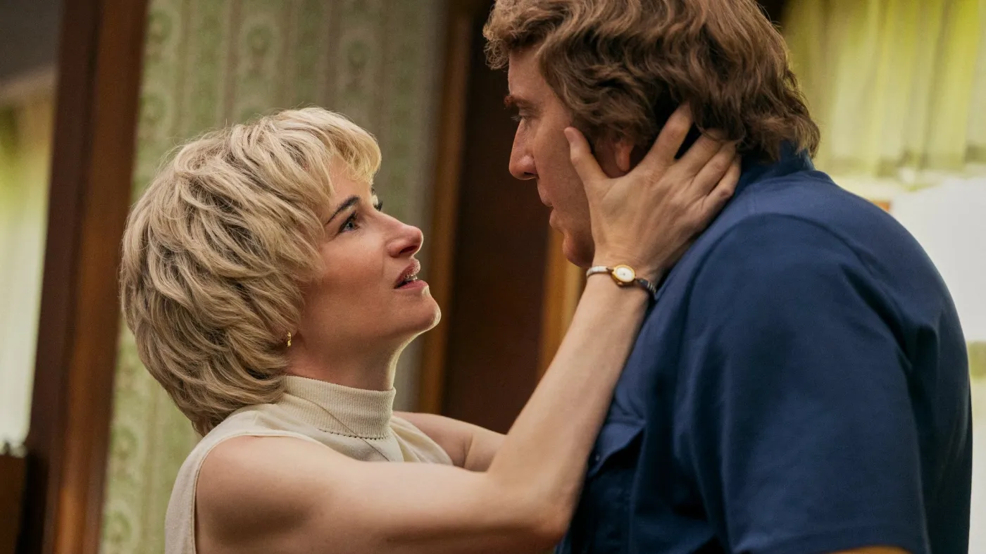 Kathryn Hahn jako Virginia Madden i Nicolas Cage jako John Madden w filmie "Madden"