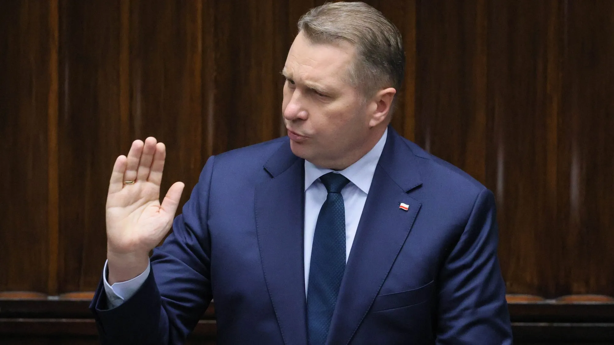Awantura w Sejmie, Czarnek ostro do dziennikarzy TVP i TVN. "Antypolska szczujnia"