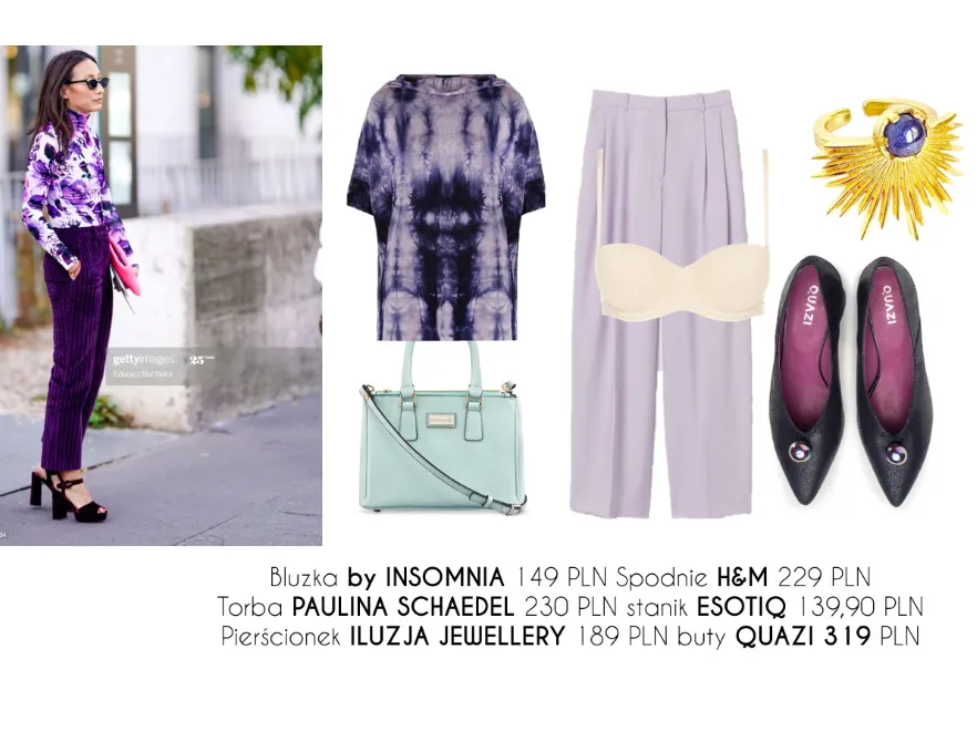 Fioletowy zawrót głowy. STYLIZACJE w kolorze, który robi niesamowite wrażenie