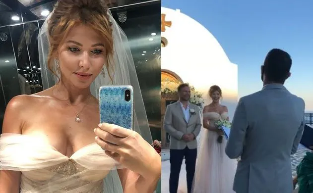 Agata Załęcka wyszła za mąż. Relację na żywo z bajowego ślubu w Grecji pokazała na Instagramie