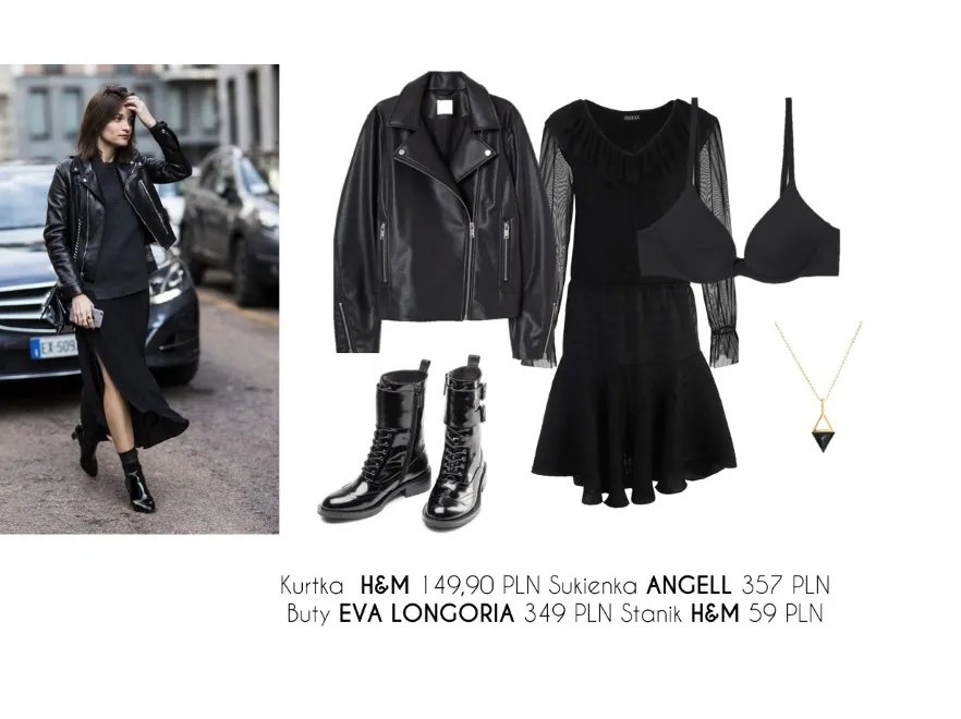 Wiosenne STYLIZACJE w wersji black total look