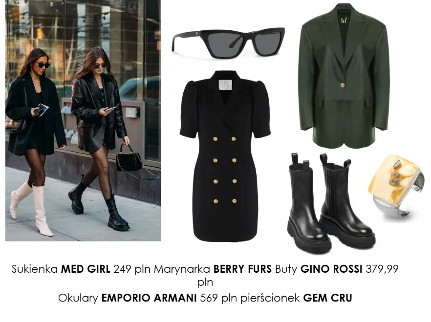 Skóra na skórze - HOT trend jesieni 2021. STYLIZACJE