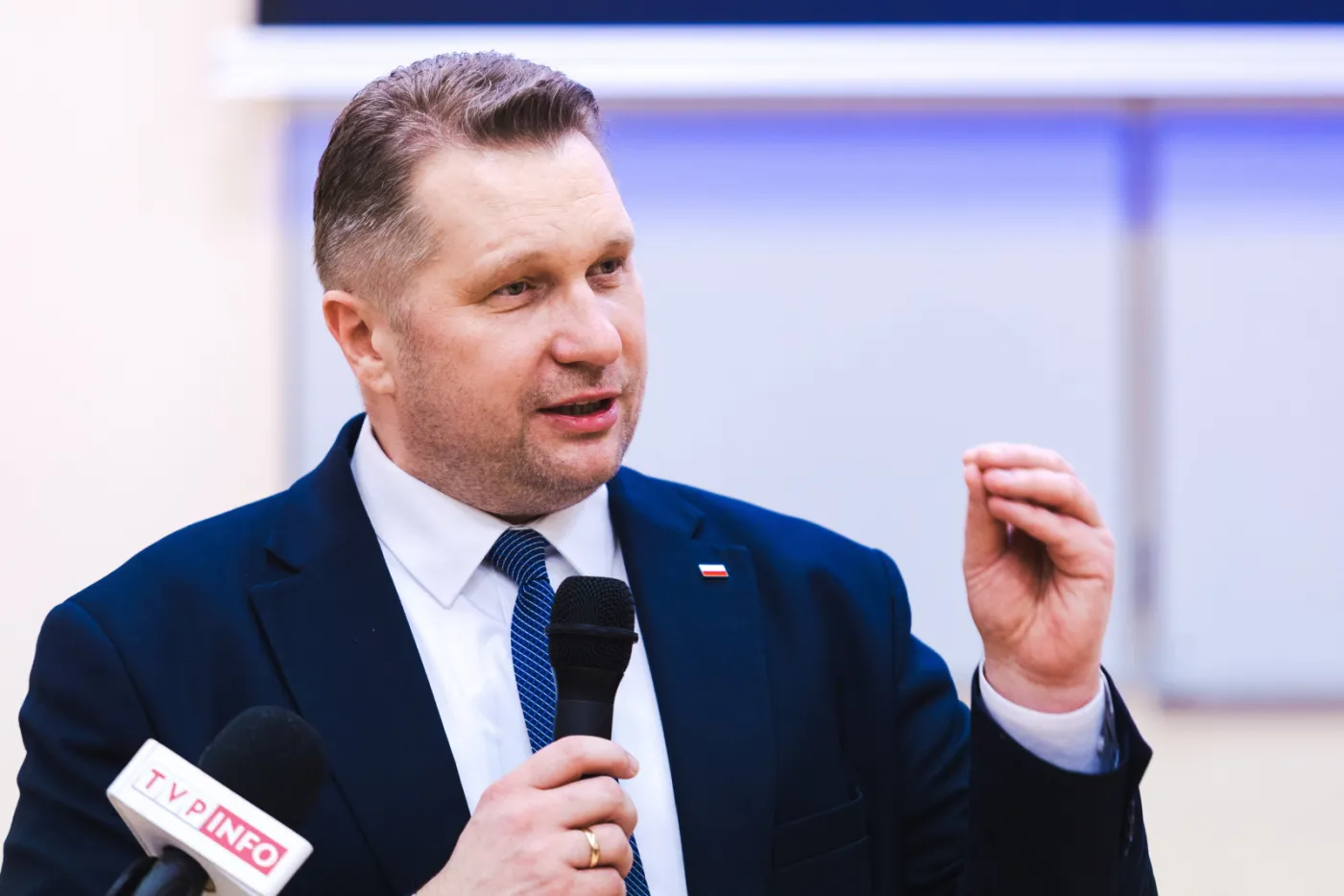 Minister edukacji i nauki Przemysław Czarnek