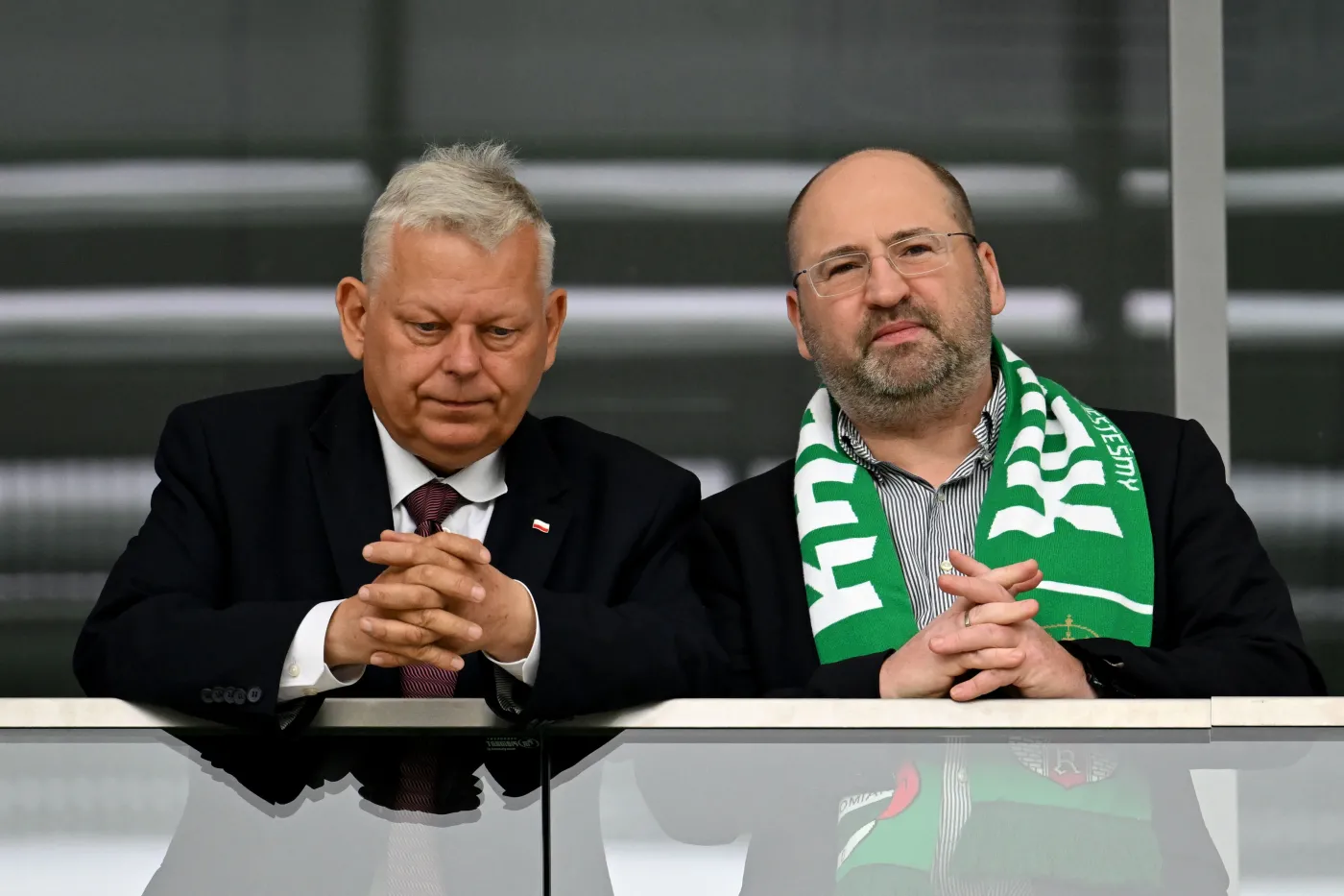 Poseł PiS Marek Suski i europoseł Adam Bielan