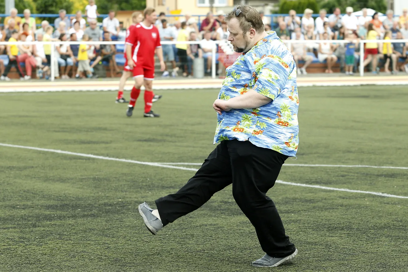 Olaf Lubaszenko już tak nie wygląda. Aktor schudł 80 kg! [FOTO]