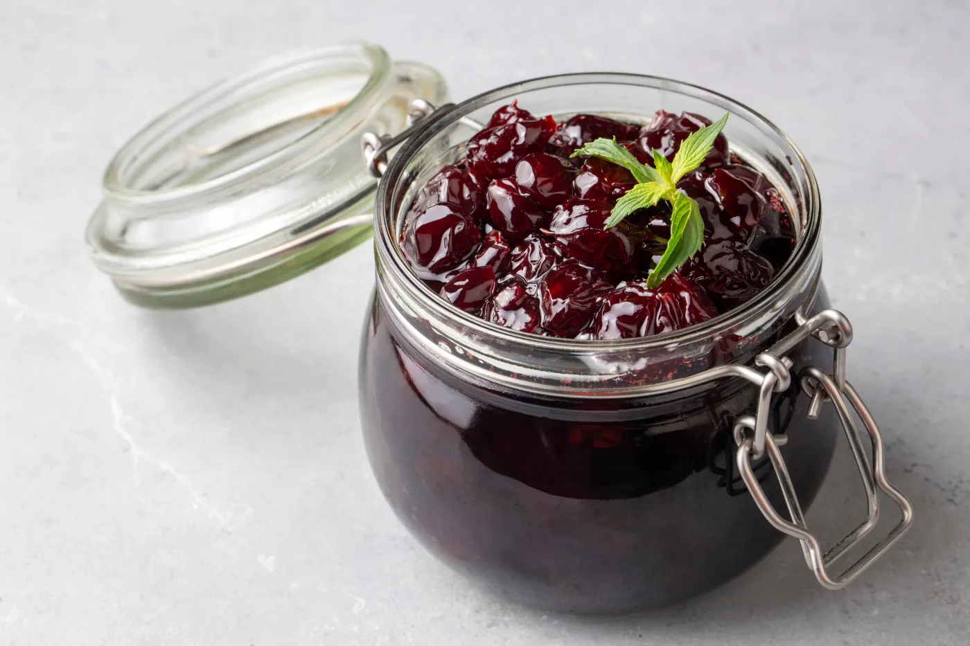 Jars,With,Freshly,Homemade,Cherry,Jam,,Sour,Cherry,Jam,,Turkish