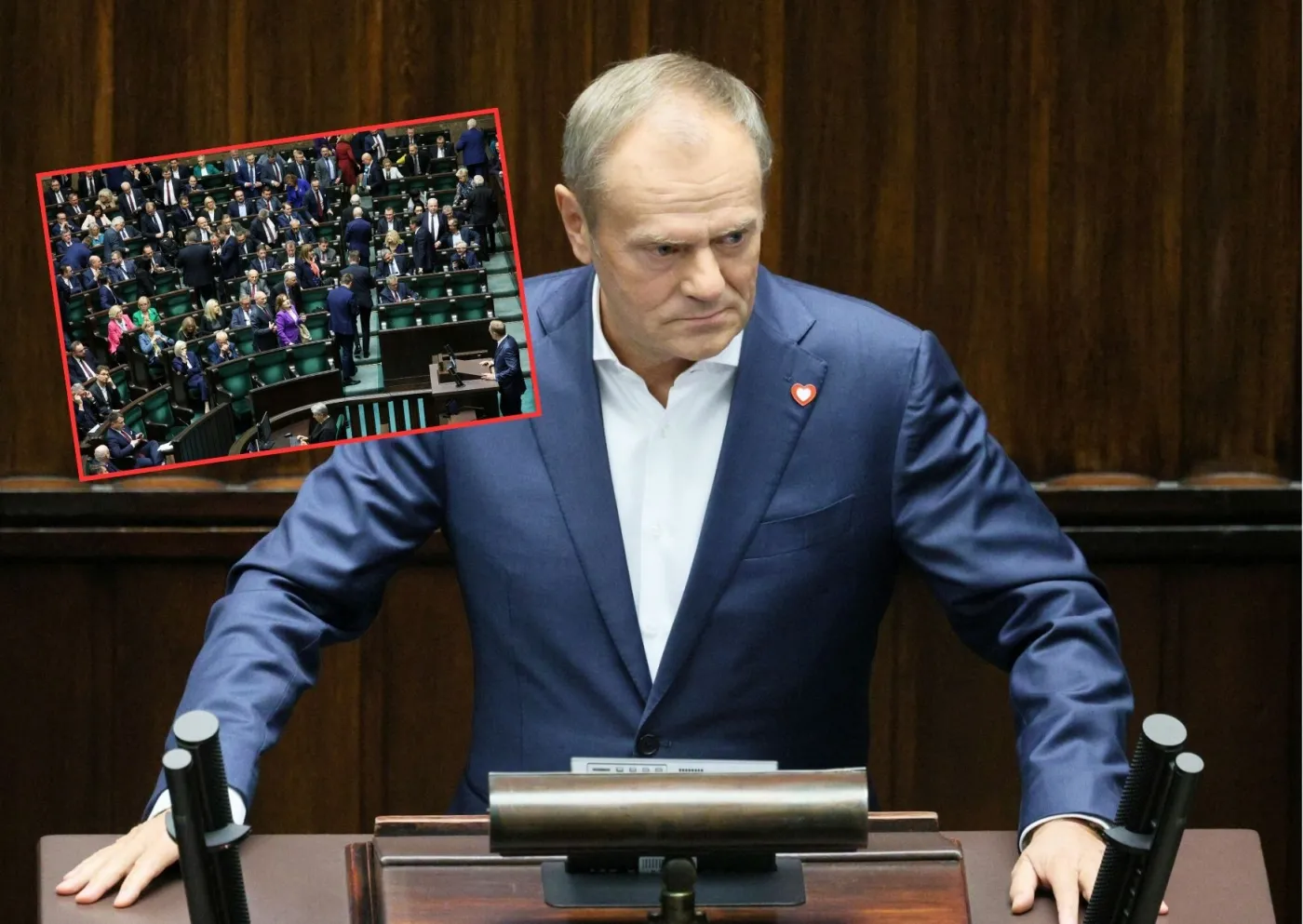 Donald Tusk ostro o orędziu Andrzeja Dudy. Posłowie PiS nie wytrzymali