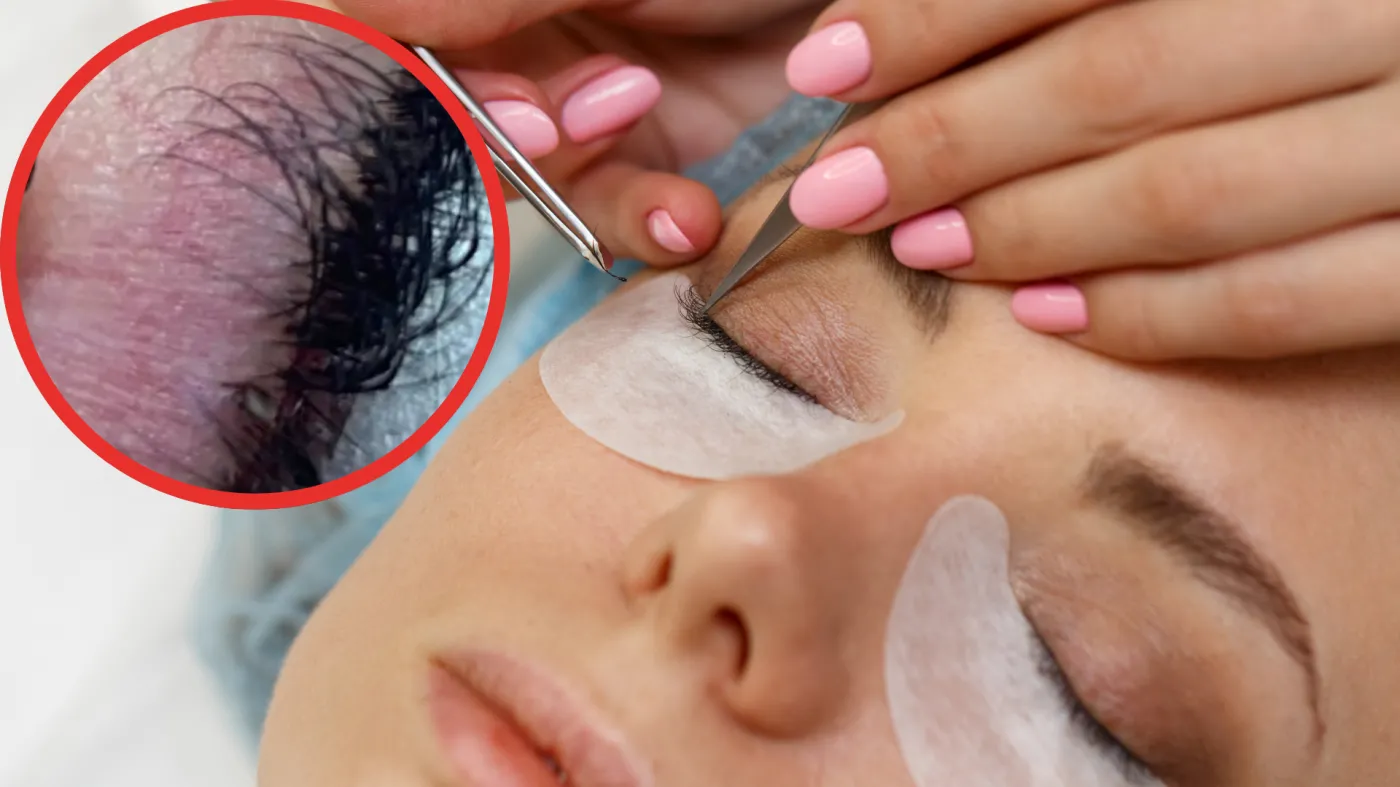 Robiła klientce rzęsy. Przerażające, na co się natknęła