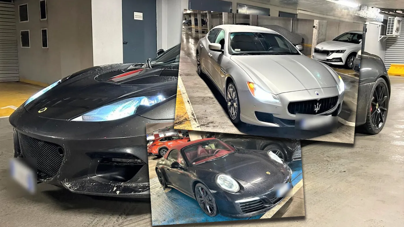 Sensacyjne odkrycie Straży Granicznej. Maserati, Porsche i Lotusy warte miliony