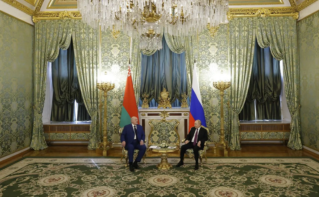 Łukaszenka w odwiedzinach u Putina w Moskwie