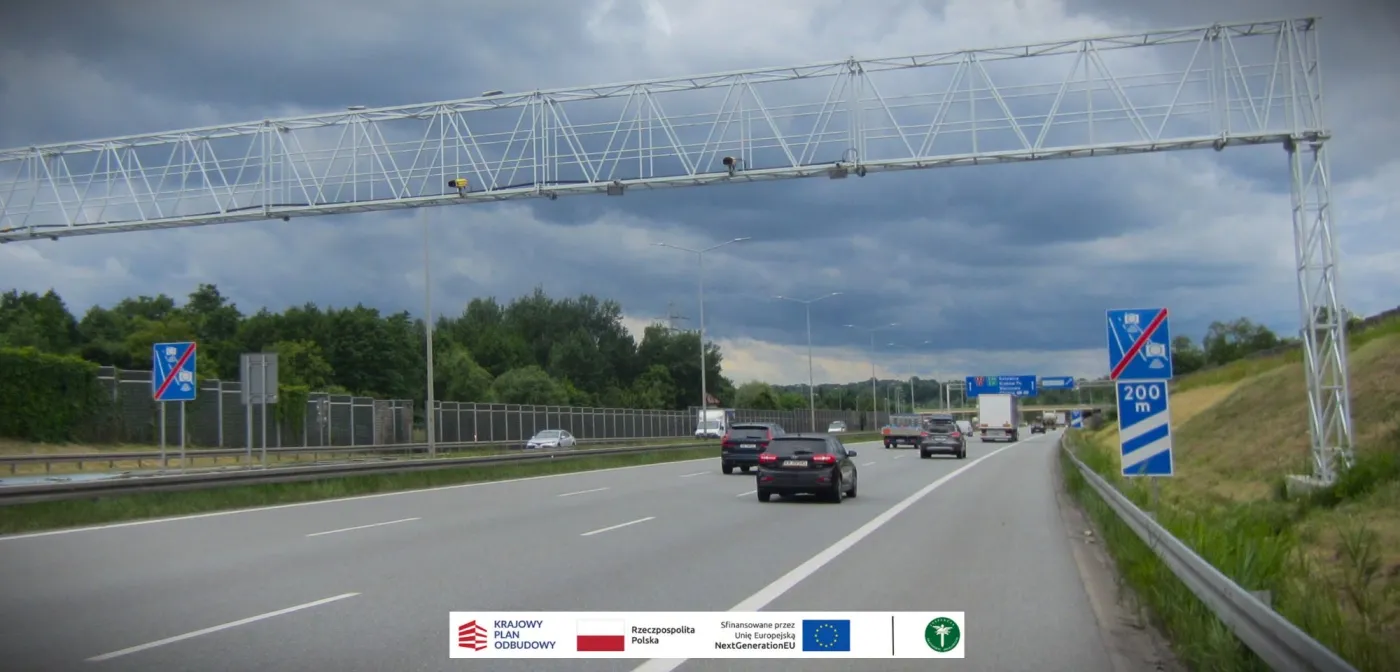 Odcinkowy pomiar prędkości na autostradzie A4