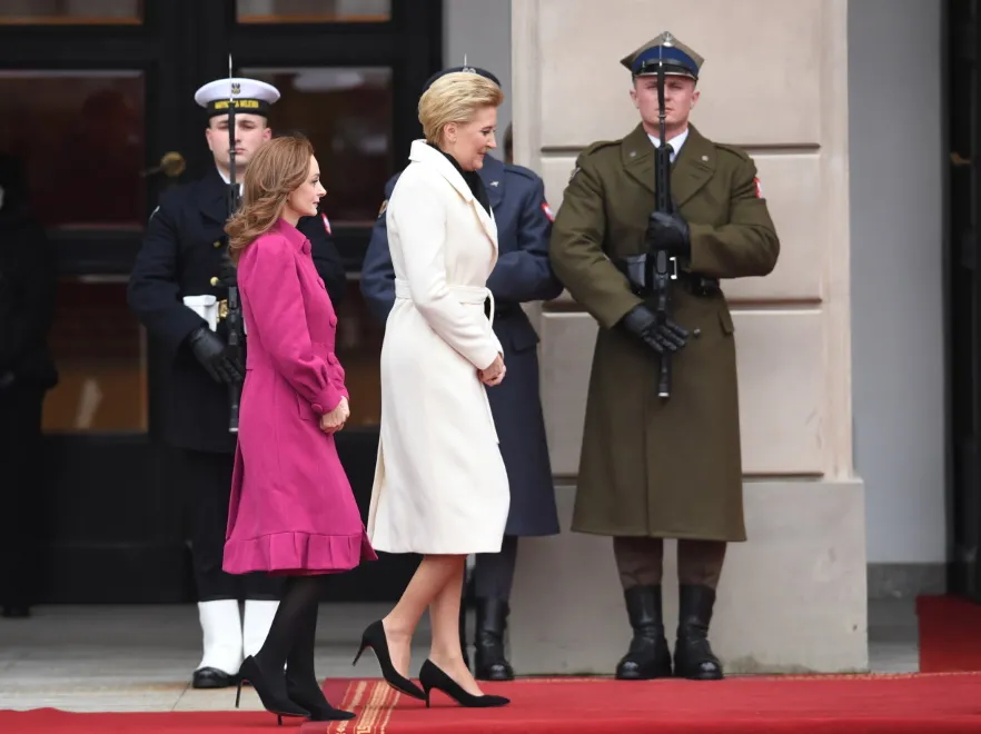 Agata Kornhauser-Duda i Elizabeta Pendarovska