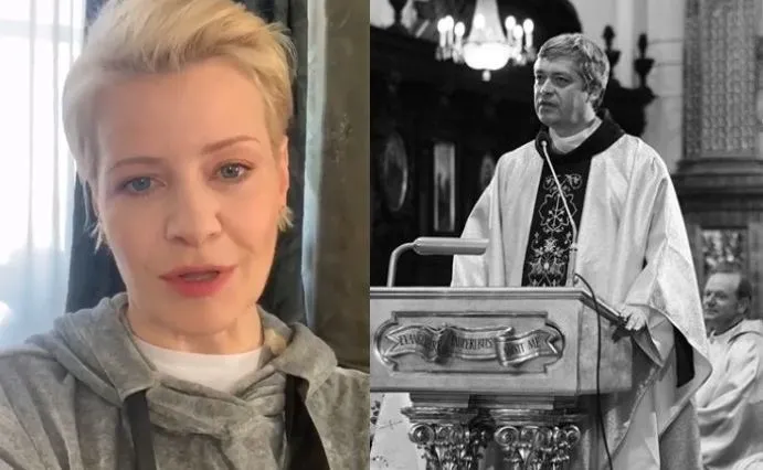 Małgorzata Kożuchowska w żałobie. Pożegnała zaprzyjaźnionego księdza