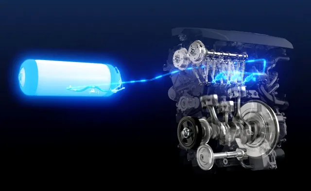 Oto Toyota Corolla z silnikiem spalinowym na wodór. Ma zastąpić benzynowy