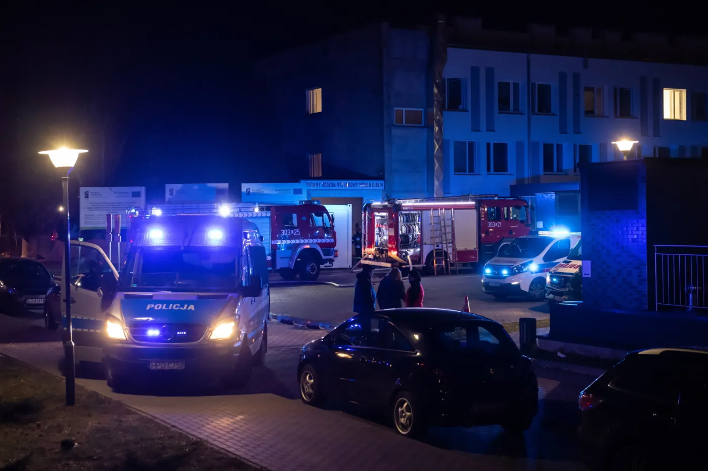 Pożar szpitala MSWiA w Lublinie; sytuacja jest opanowana