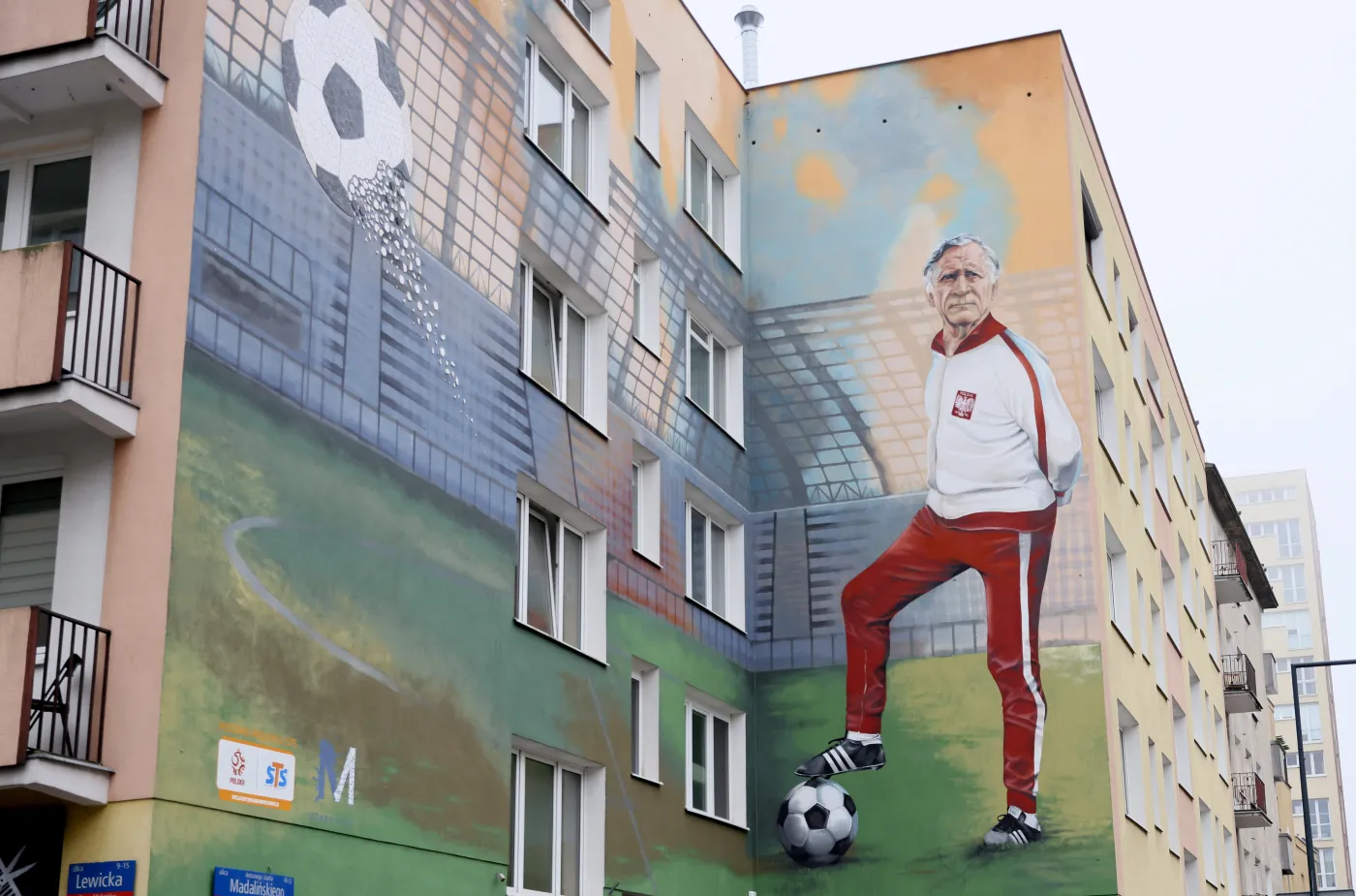 W Warszawie powstał mural upamiętniający Kazimierza Górskiego