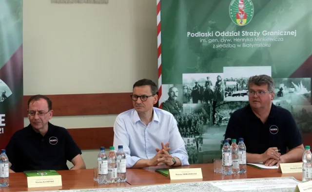 Morawiecki: Pierwszym akordem wojny był atak Łukaszenki na polską granicę z Białorusią