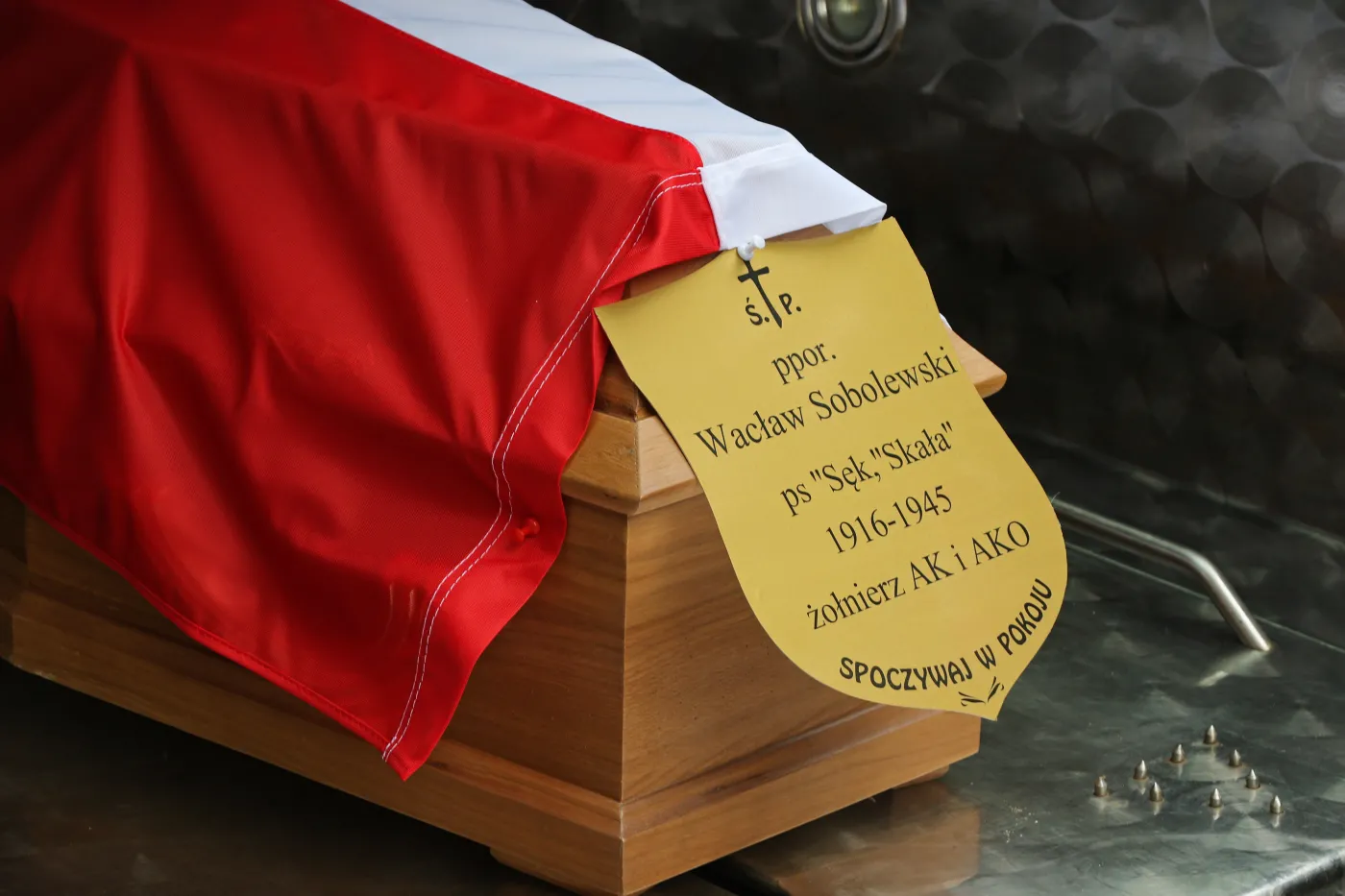 Obława augustowska. Pogrzeb ppor. Wacława "Sęka" Sobolewskiego