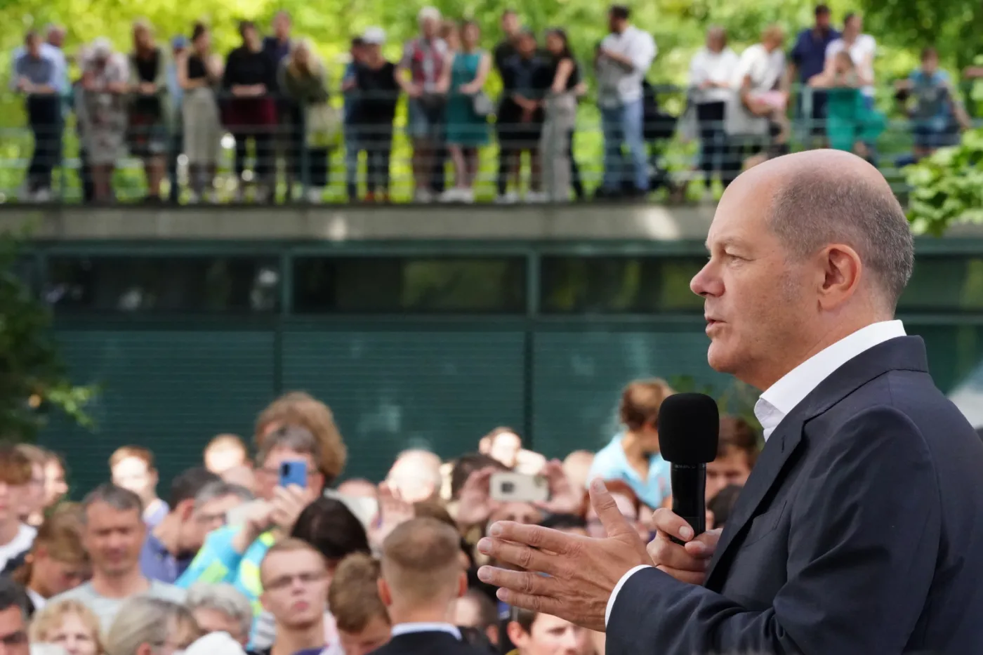 "Dla Putina musi być jasne: nie damy się zastraszyć" A potem padło kłopotliwe pytanie...