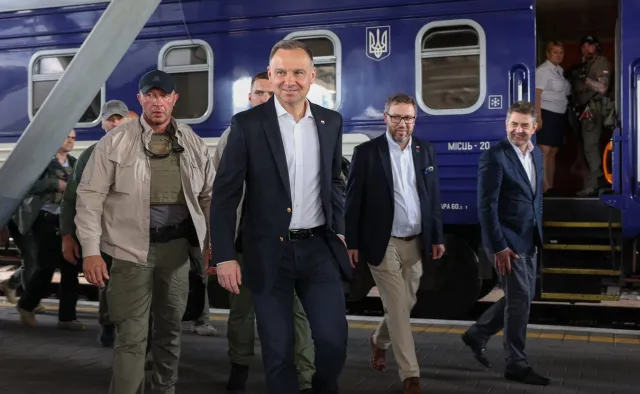 Andrzej Duda z wizytą w Kijowie. Spotka się z Wołodymyrem Zełenskim