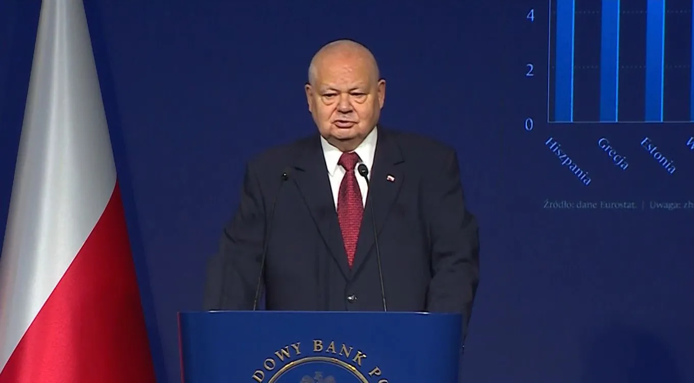 Glapiński "marzy" o złocie. "To czyni Polskę bardziej wiarygodnym krajem"