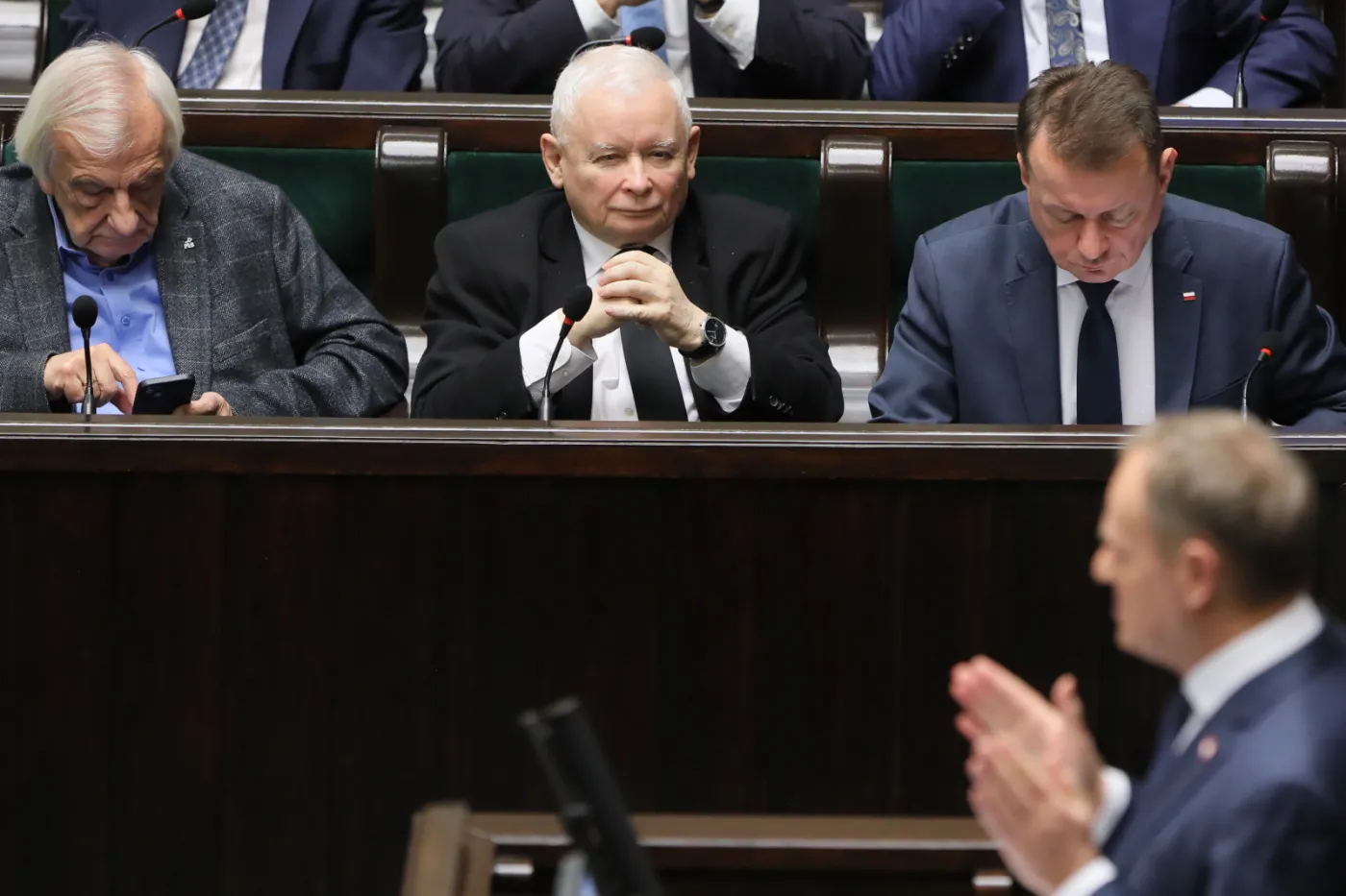 "Zręczne, z różnego rodzaju przesłonami". Tak Kaczyński komentuje expose Tuska