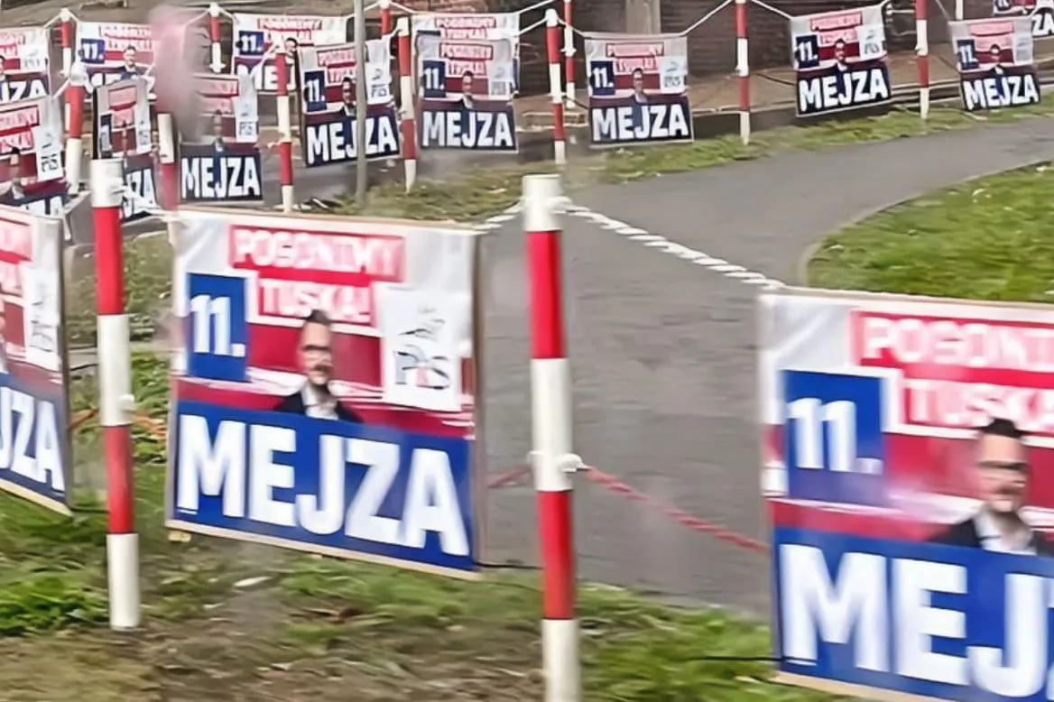 Łukasz Mejza ukarany. Za rozwieszenie plakatów bez zgody ma zapłacić 78 500 zł