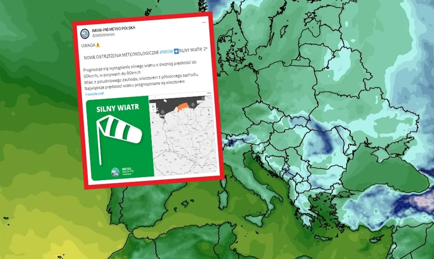 IMGW ostrzega przed silnym wiatrem. Wydano alerty