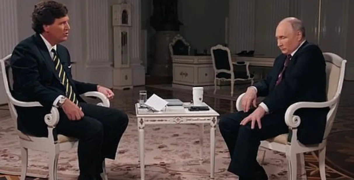 Dziesięć kłamstw Putina. MSZ reaguje na wywiad dla Tuckera Carlsona