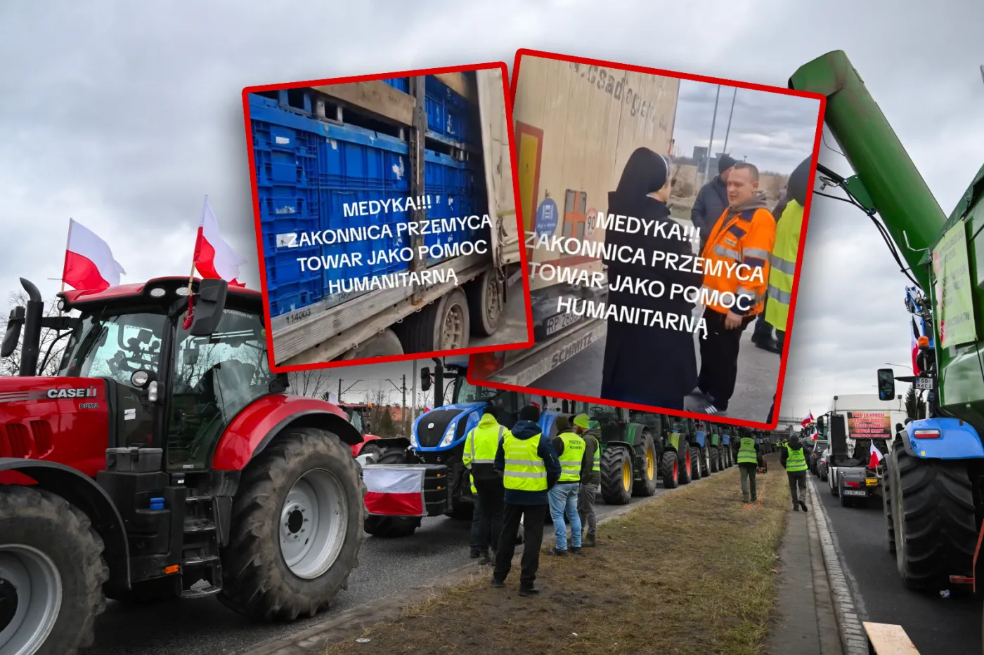 Zakonnica pilotowała ciężarówkę na granicę. Zamiast darów z Caritasu - części samochodowe