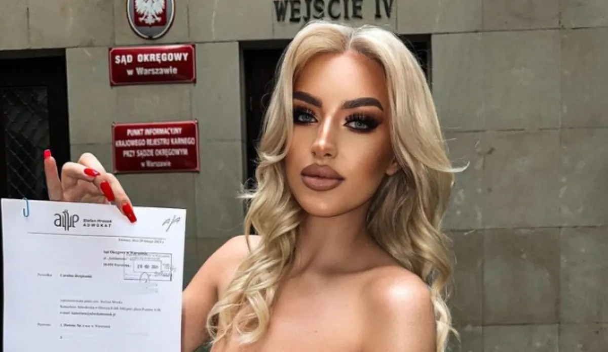 Caroline Derpienski jednak to zrobiła. Złożyła pozew, chce 50 mln zł [FOTO]