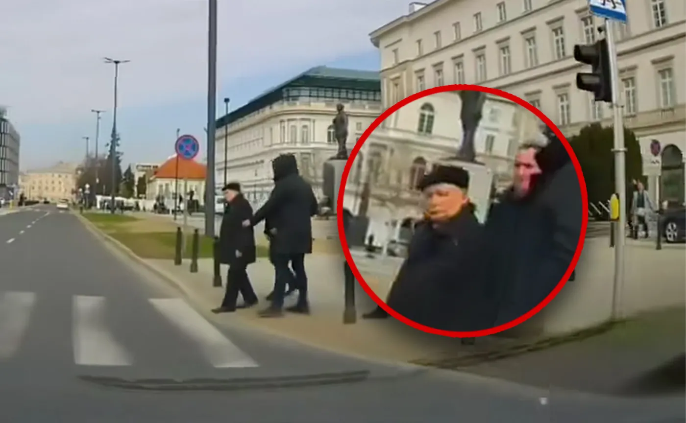 Kierowca nagrał Kaczyńskiego. O włos od katastrofy