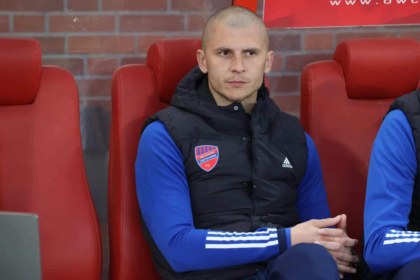 Trener Rakowa Dawid Szwarga