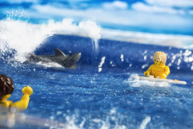 Wyjątkowe znalezisko rybaka z Wielkiej Brytanii. Złowił pierwszego w historii rekina Lego