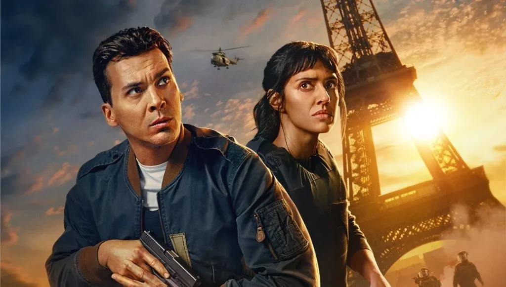 Tewfik Jallab i Ritu Arya w serialu "Paryż w ogniu"