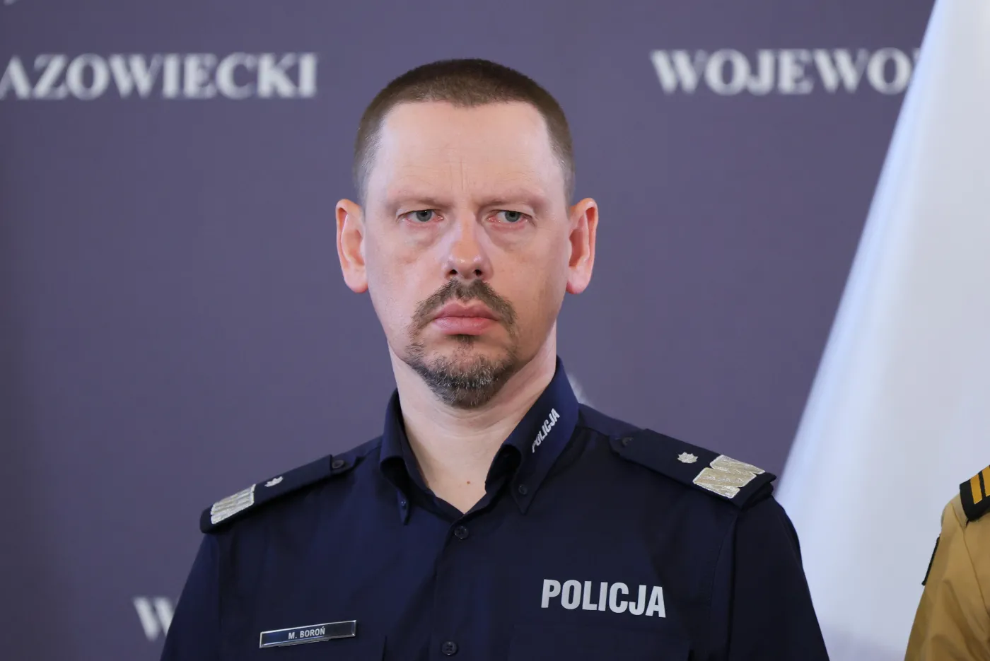 Wypadek szefa policji. Komendant Główny Marek Boroń trafił do szpitala