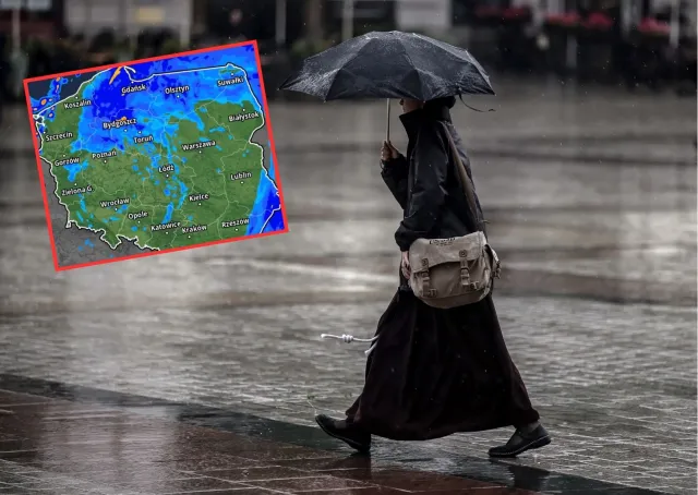 Jesień uderzy z wielką mocą. Niebieska fala zalewa mapę. Fatalne wieści