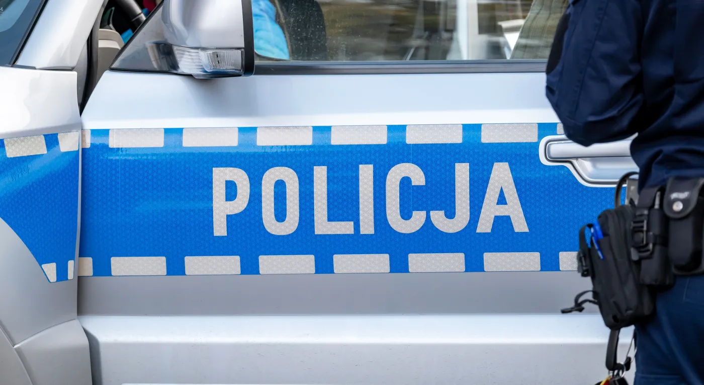 Krakow,,Poland,-,11,November,2022:,Blue,Polish,Police,Vehicle