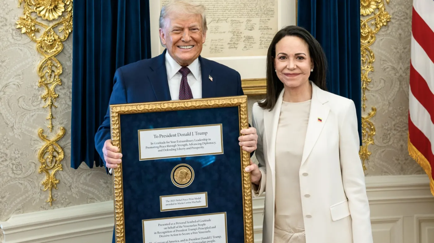 Maria Corina Machado, Donald Trump
