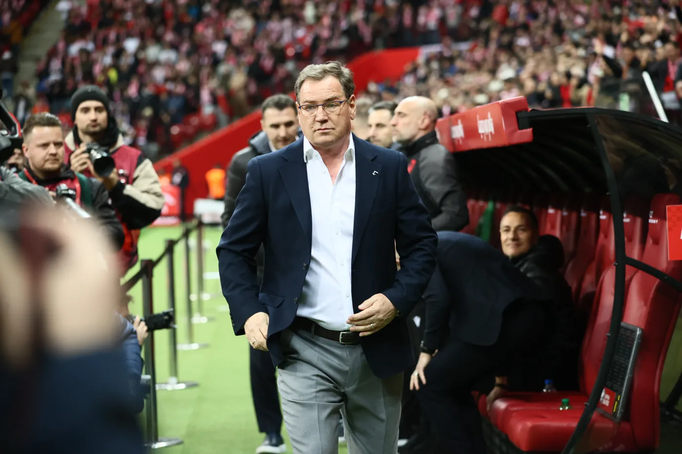 Trener piłkarskiej reprezentacji Polski Jan Urban