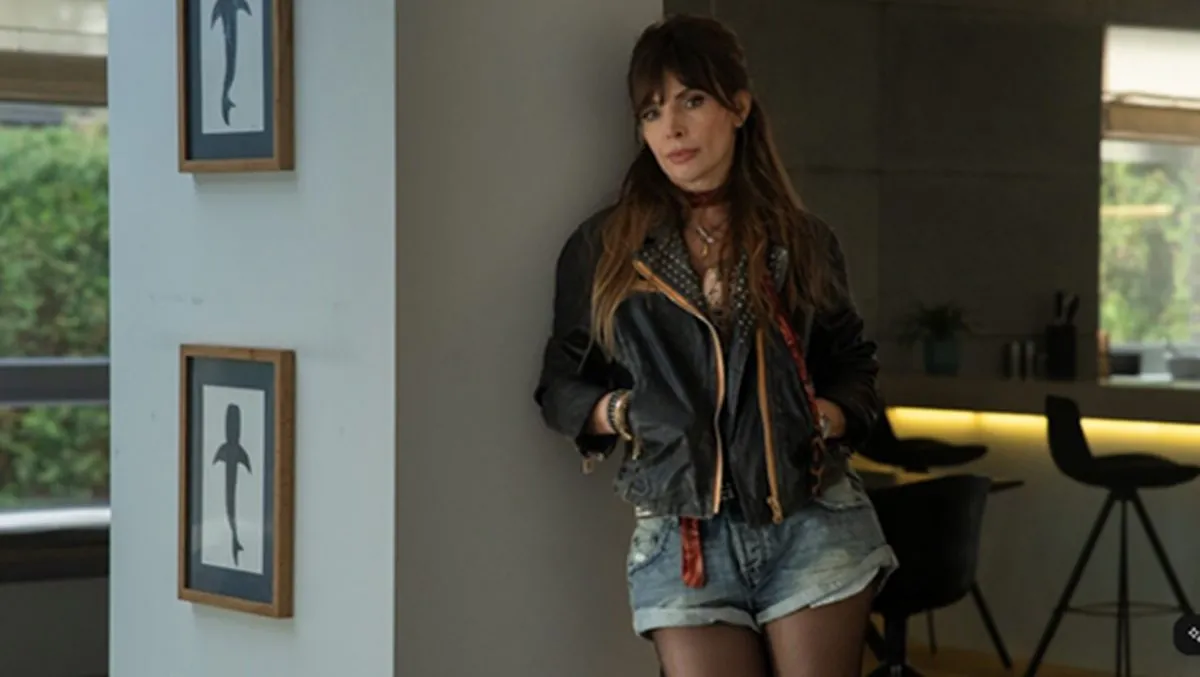 Agnieszka Dygant jako Marta w serialu "Genialna M."