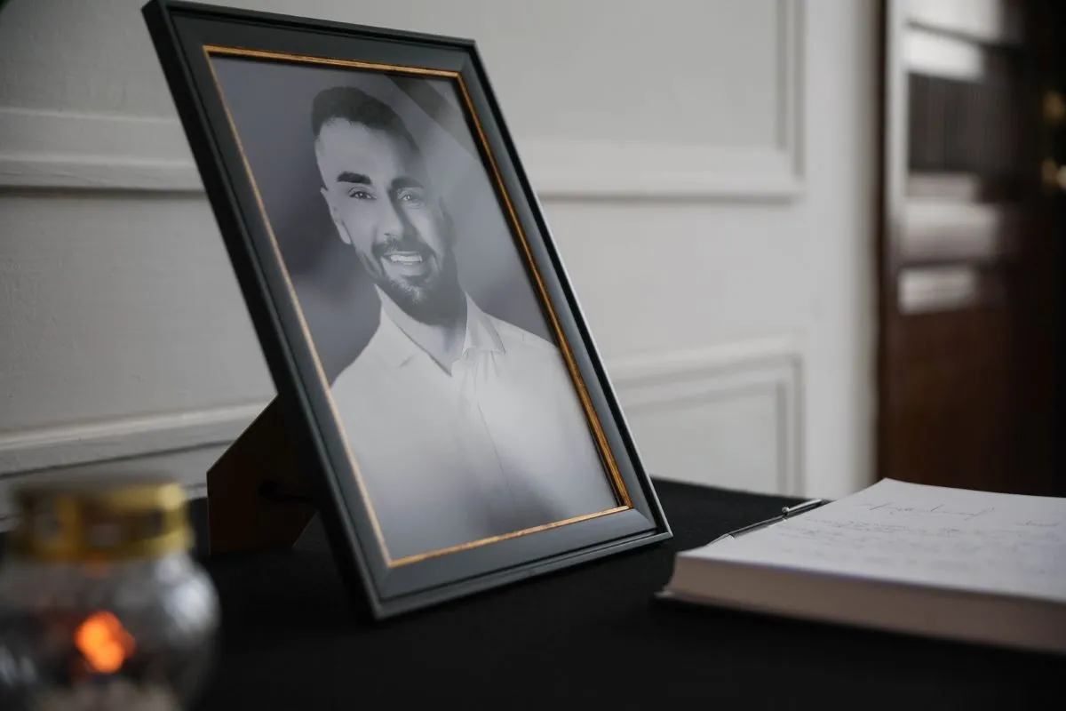 Księga kondolencyjna posła Lewicy Łukasza Litewki