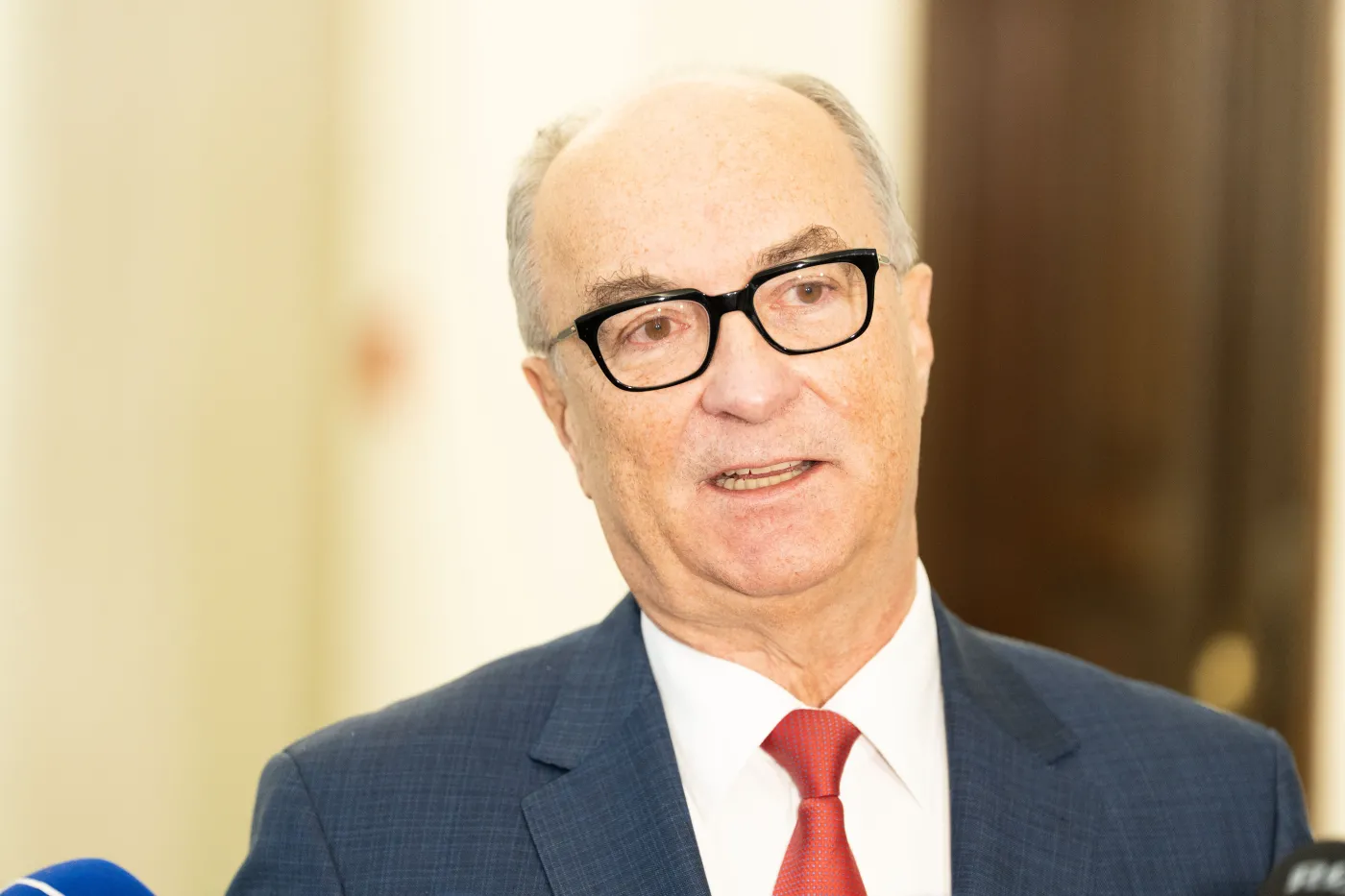 Warszawa 12.02.2026 Konferencja Prasowa Marszałek Sejmu Włodzimierz Czarzasty. Fot. Wojtek Górski