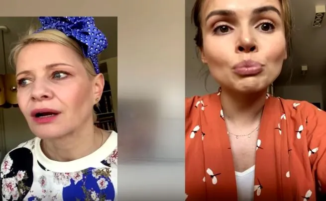 Żmuda-Trzebiatowska i Kożuchowska z humorem zachęcają do tego, by zostać w domu [WIDEO]