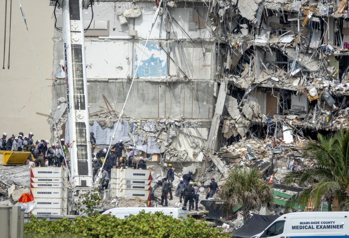 Rośnie iczba ofiar zawalenia się apartamentowca na Florydzie