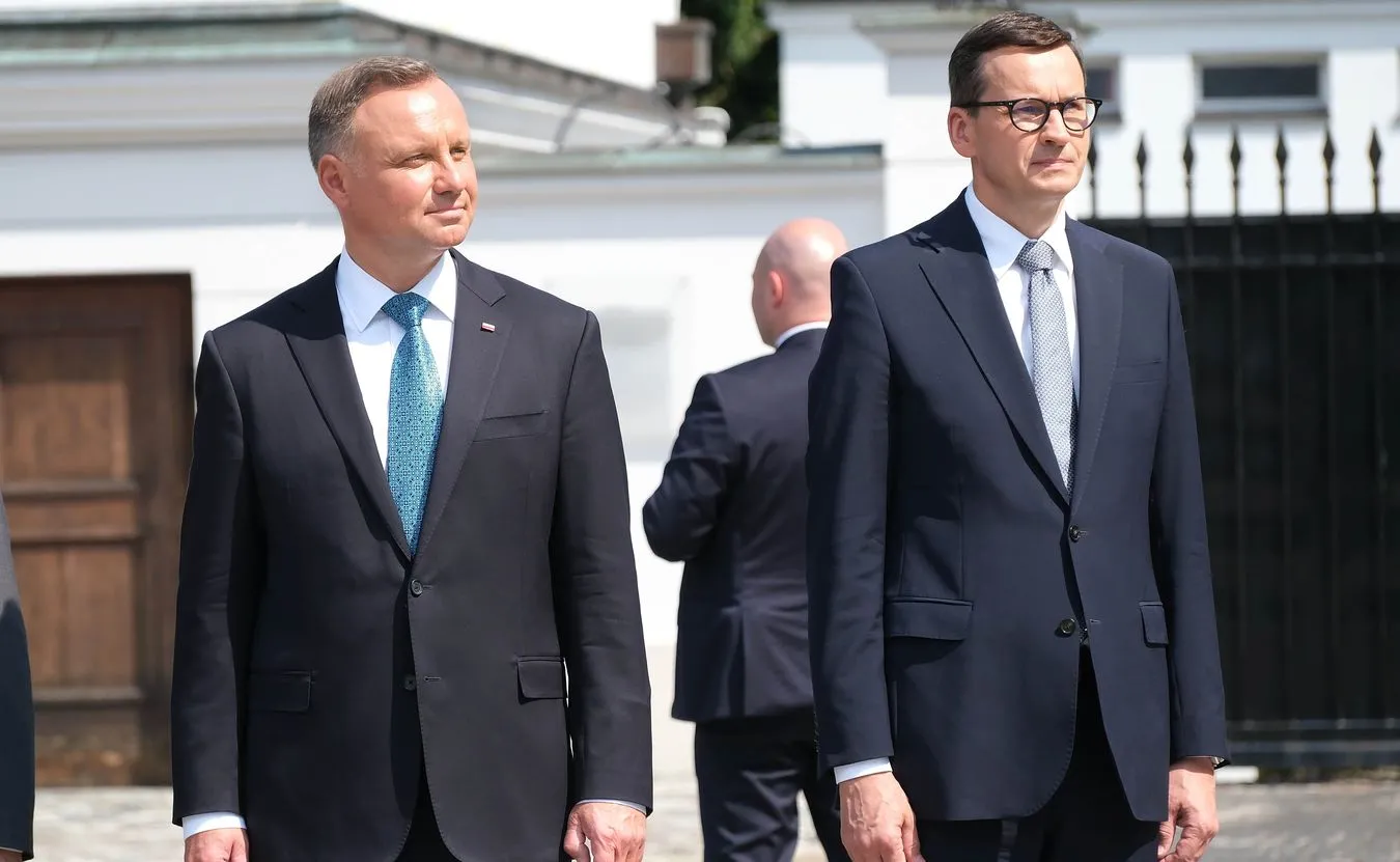  Prezydent Andrzej Duda i Premier Mateusz Morawiecki