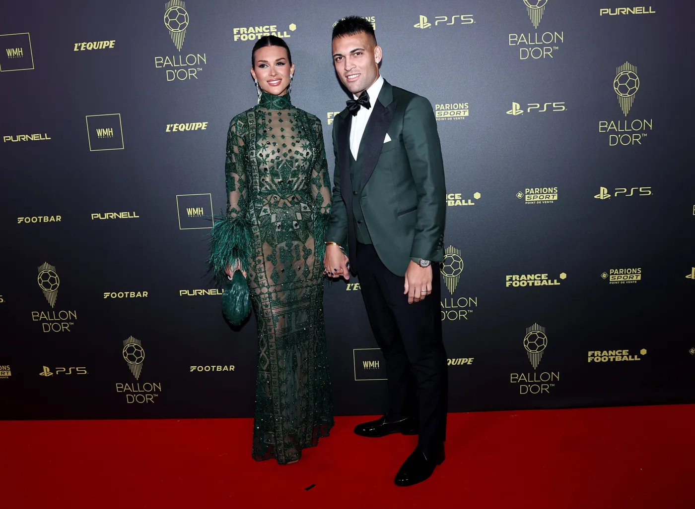 Żony, partnerki i dziewczyny piłkarzy błyszczały na gali Złotej Piłki [FOTO]