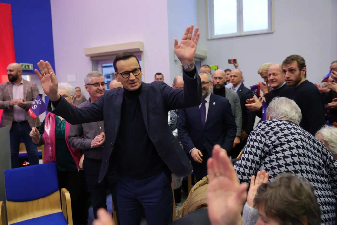 Morawiecki w Ciechanowie: Miała być praworządność, a jest brutalna przemoc