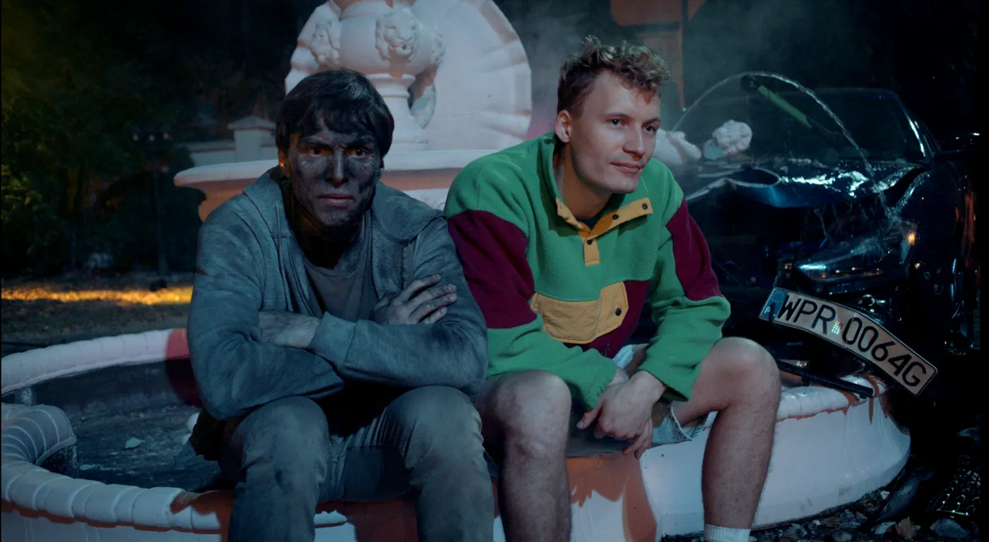 Tomasz Włosok i Michał Balicki w serialu "Edukacja XD"