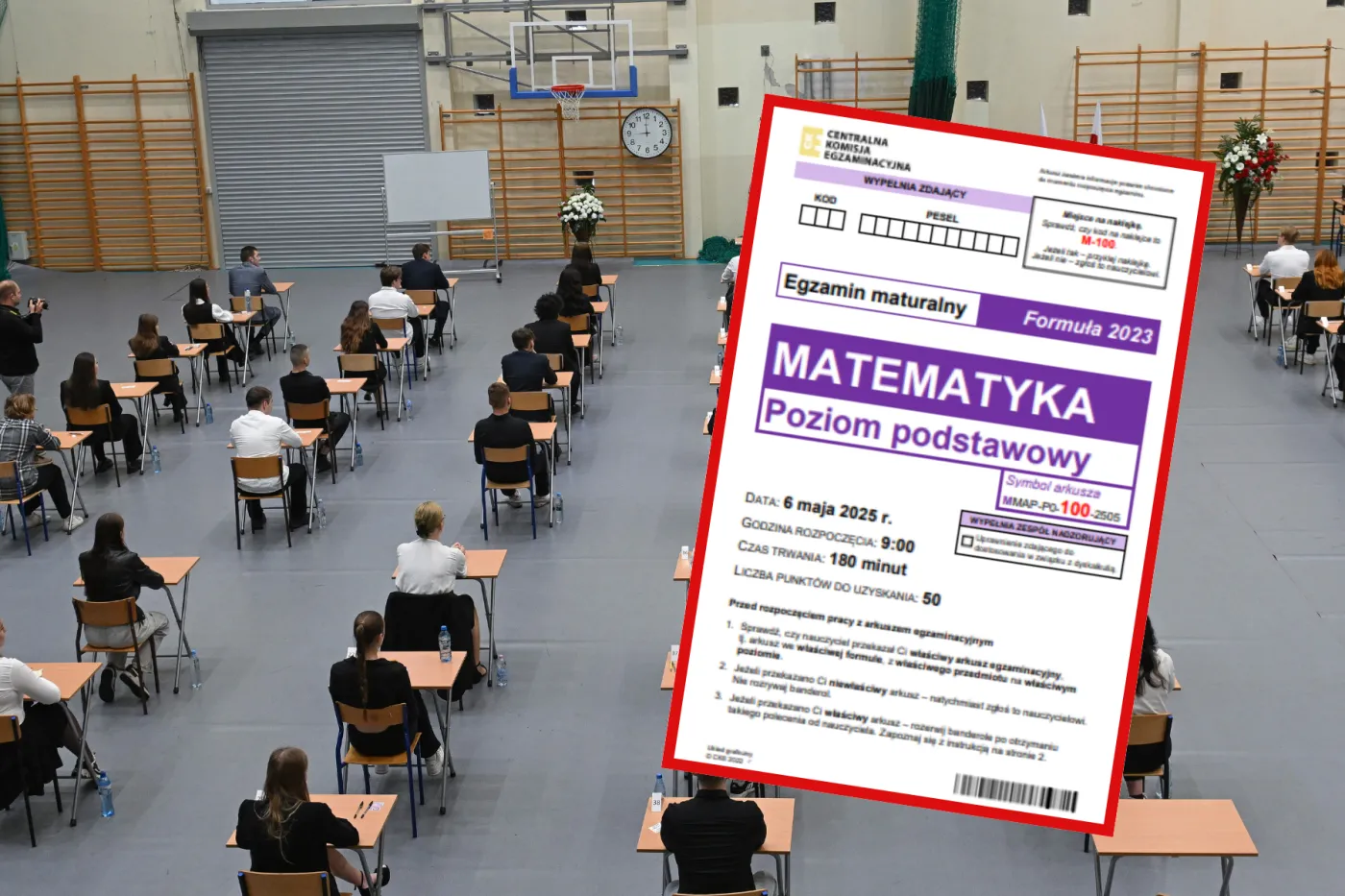 Matura 2025. Matematyka - poziom podstawowy [ARKUSZE CKE]